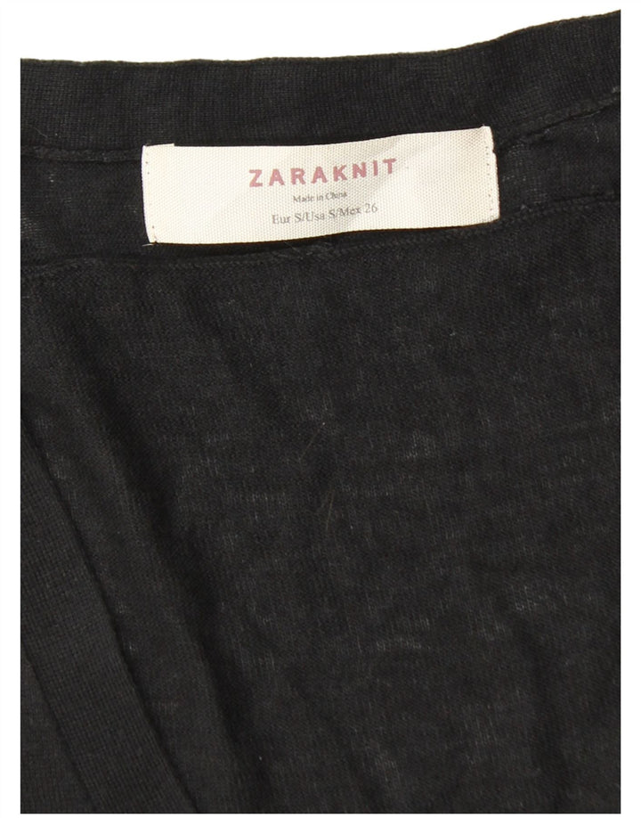 Abito basic a maniche lunghe da donna Zara UK 10 piccolo nero