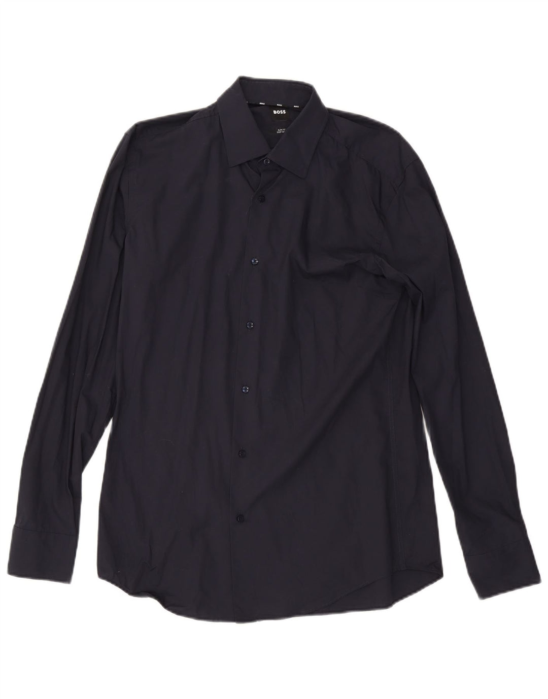 Camicia slim fit da uomo Hugo Boss taglia 39 15 1/2 medio blu navy