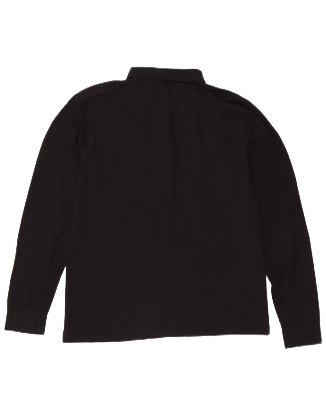 Polo Uomo Trussardi Manica Lunga Small Nera in Cotone