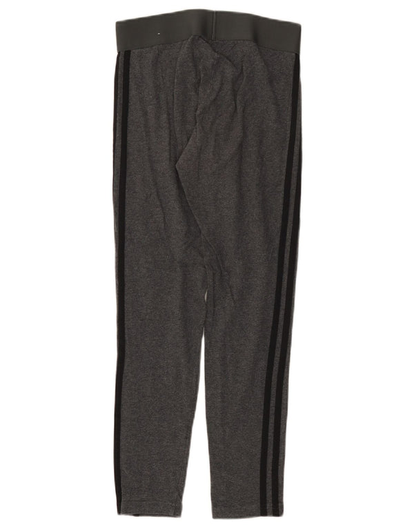 Leggings ADIDAS da donna UK 8 piccoli in cotone grigio