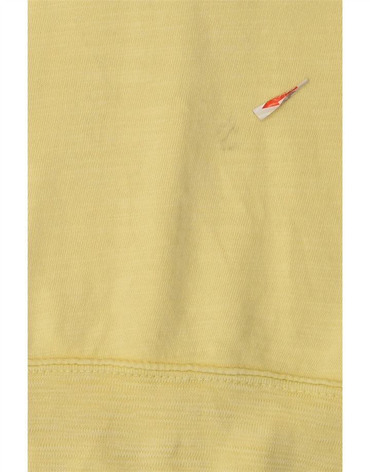 Felpa da donna Marks & Spencer UK 14 grande cotone giallo