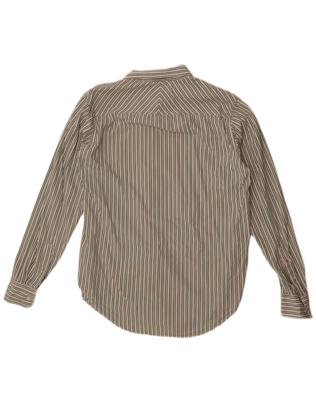 Camicia Timberland da uomo slim fit grande cotone a righe verdi