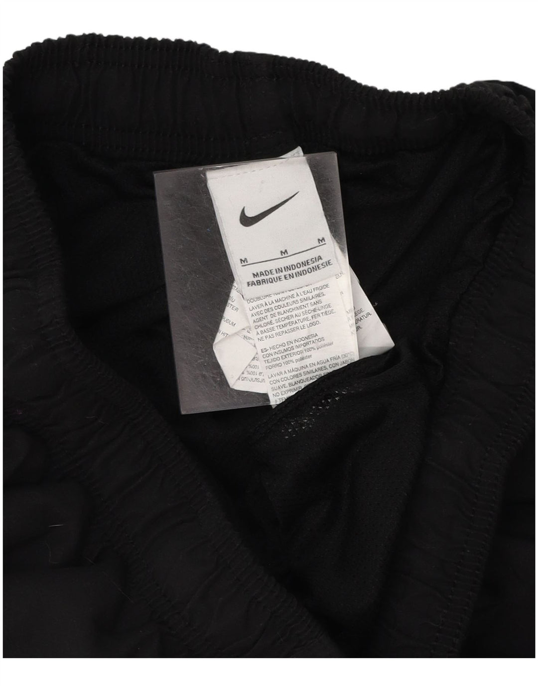 Pantaloncini sportivi da donna NIKE UK 12 medio nero poliestere