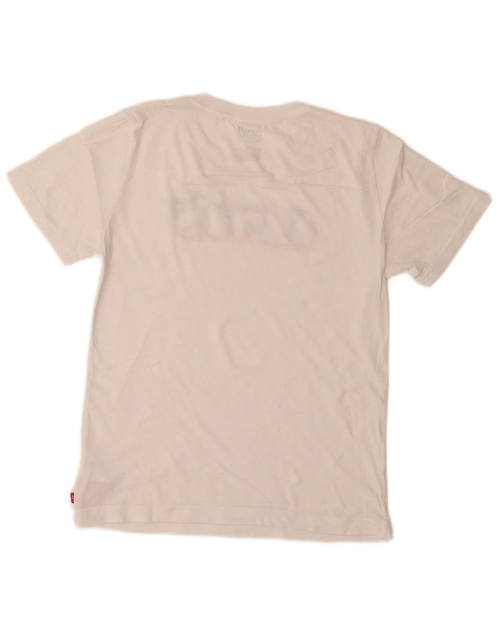 T-shirt grafica per ragazzi LEVI'S 13-14 anni in cotone bianco