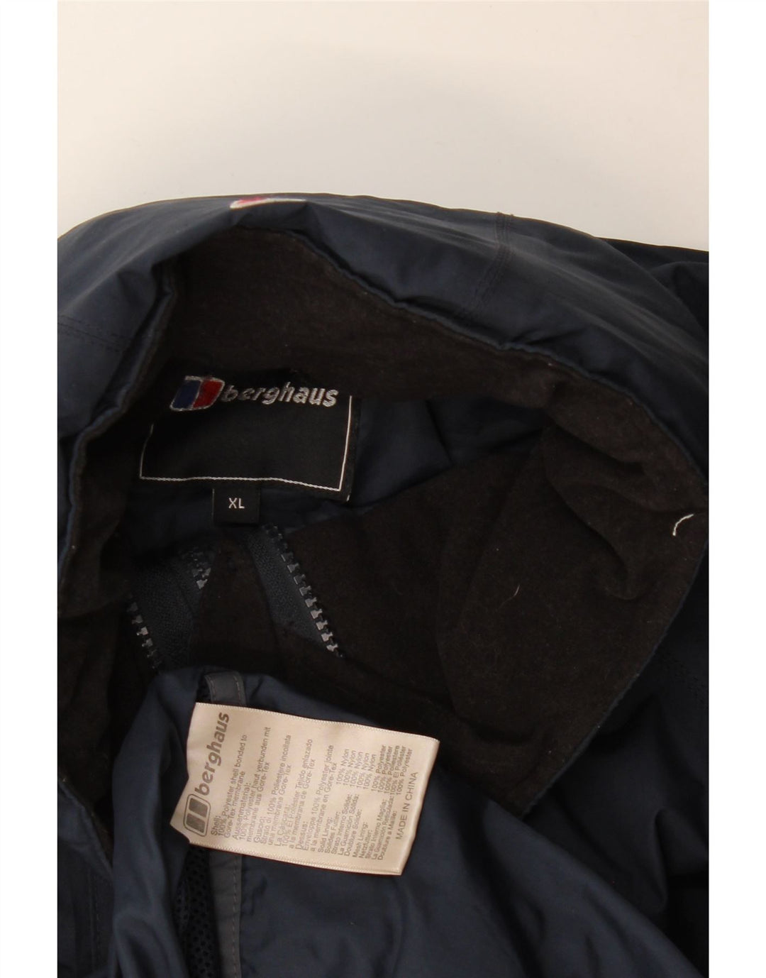 Giacca a vento da uomo Berghaus UK 42 XL nylon blu navy