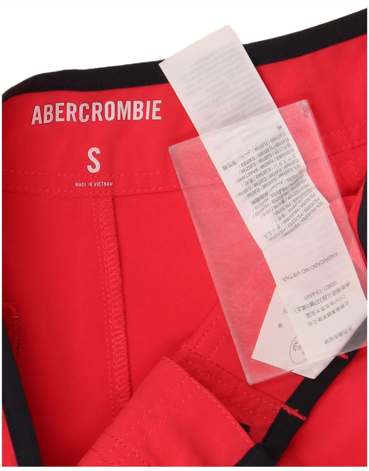 Pantaloncini da bagno da uomo Abercrombie & Fitch piccoli in poliestere rosa