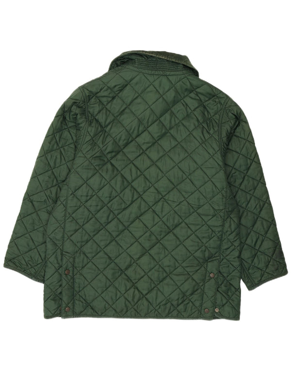 Giacca trapuntata da uomo Henri Lloyd UK 40 Large Green Nylon