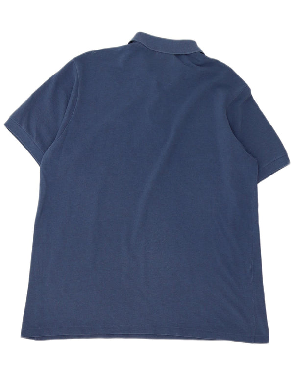 Polo da uomo Lacoste taglia 6 XL in cotone blu navy