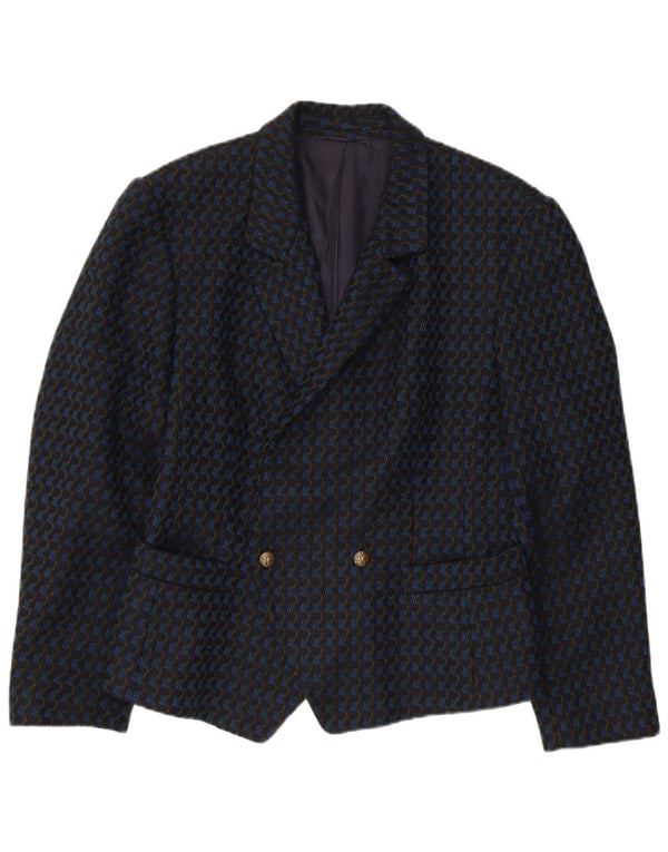 Vintage da donna UK 12 medio a strisce nere