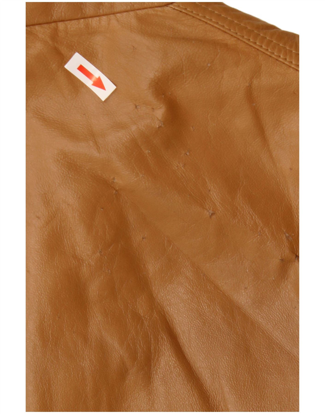 Cappotto in pelle vintage da uomo IT 52 XL in pelle marrone