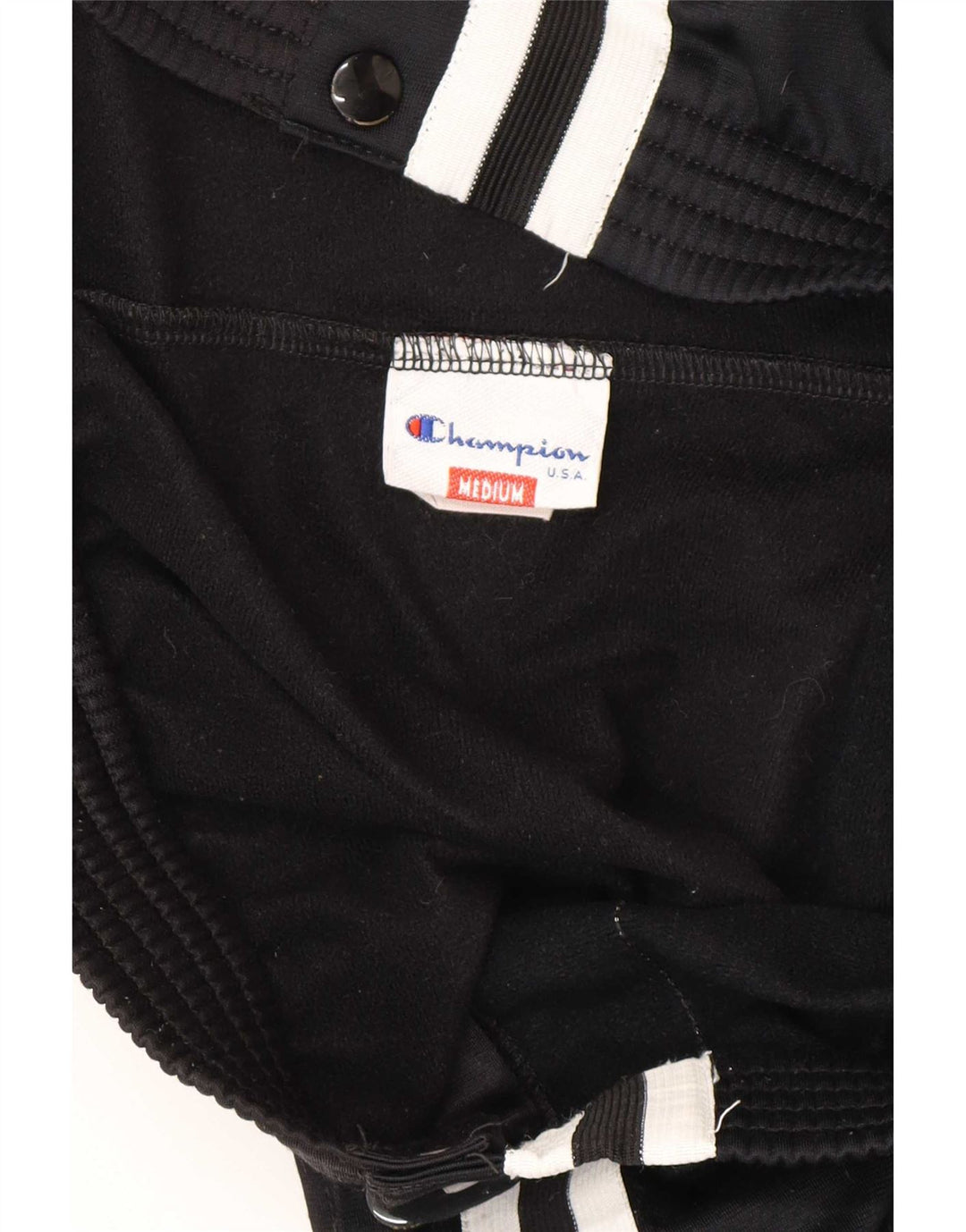 Pantaloni da tuta da uomo Champion Poliestere medio a righe nere