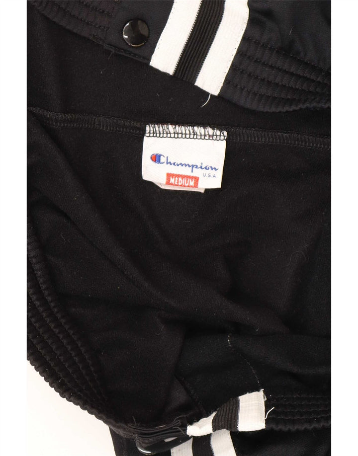 Pantaloni da tuta da uomo Champion Poliestere medio a righe nere