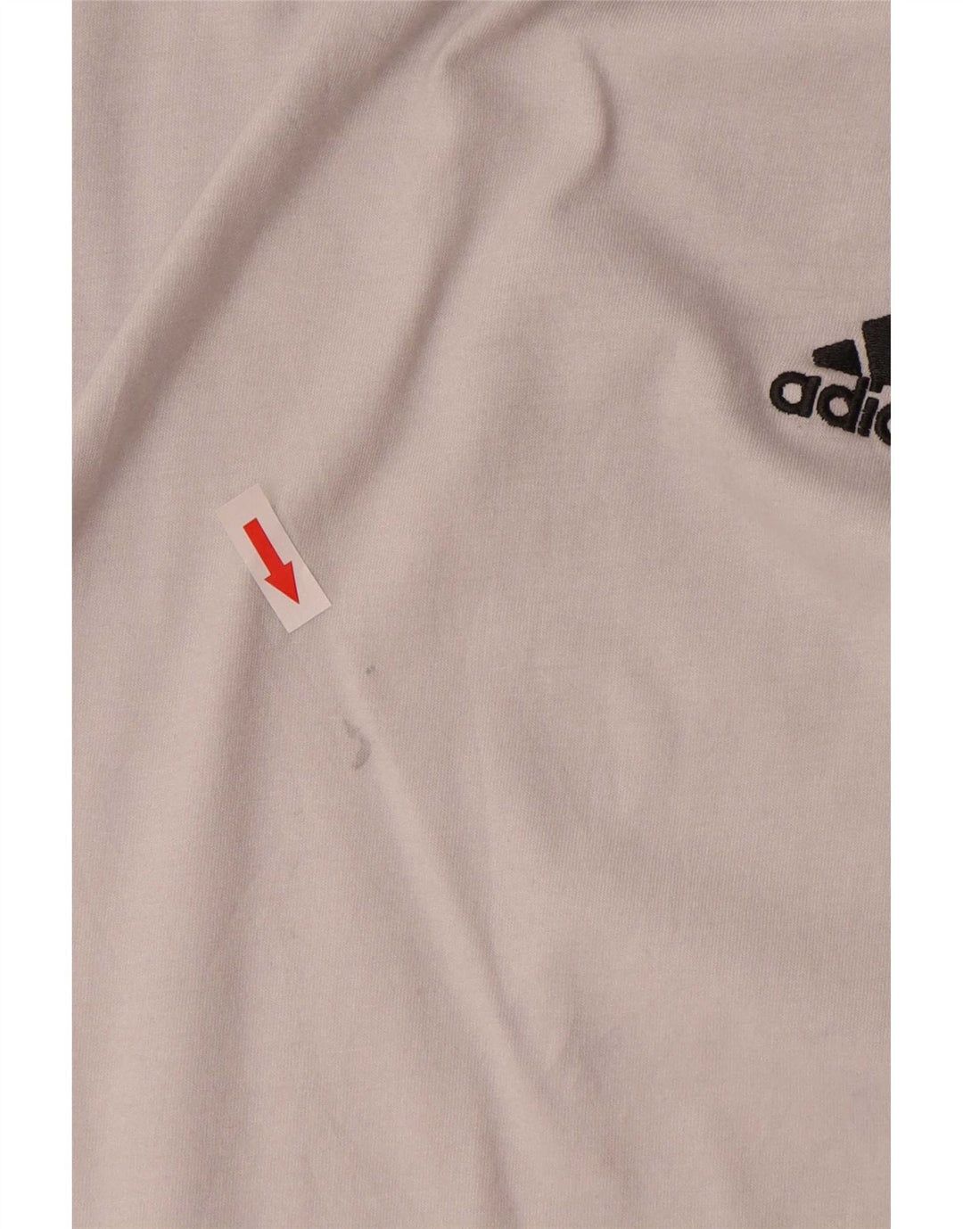 Maglietta Adidas da uomo Top Large in cotone bianco