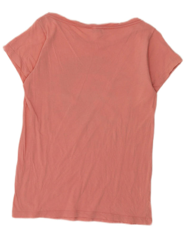 T-shirt grafica da donna Diesel Top UK 10 piccola rosa