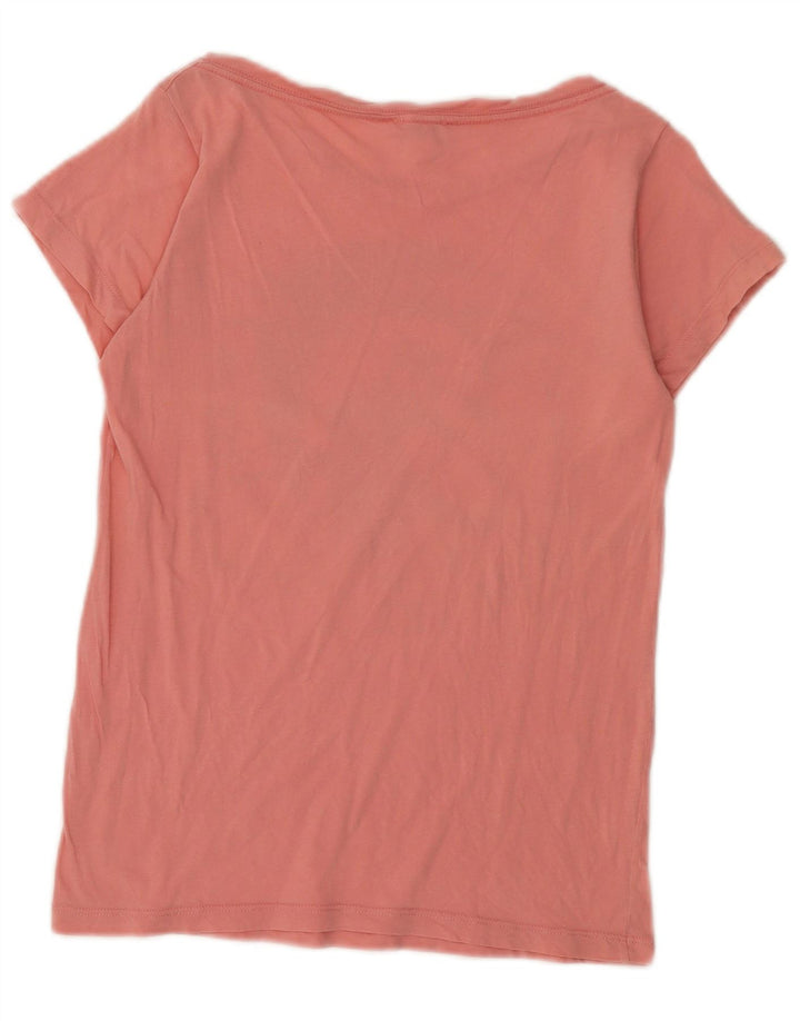 T-shirt grafica da donna Diesel Top UK 10 piccola rosa