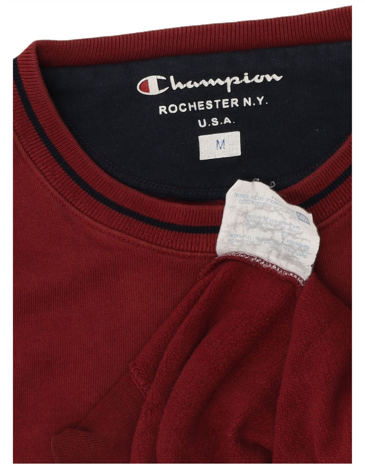 Felpa da uomo Champion Maglione in cotone bordeaux medio