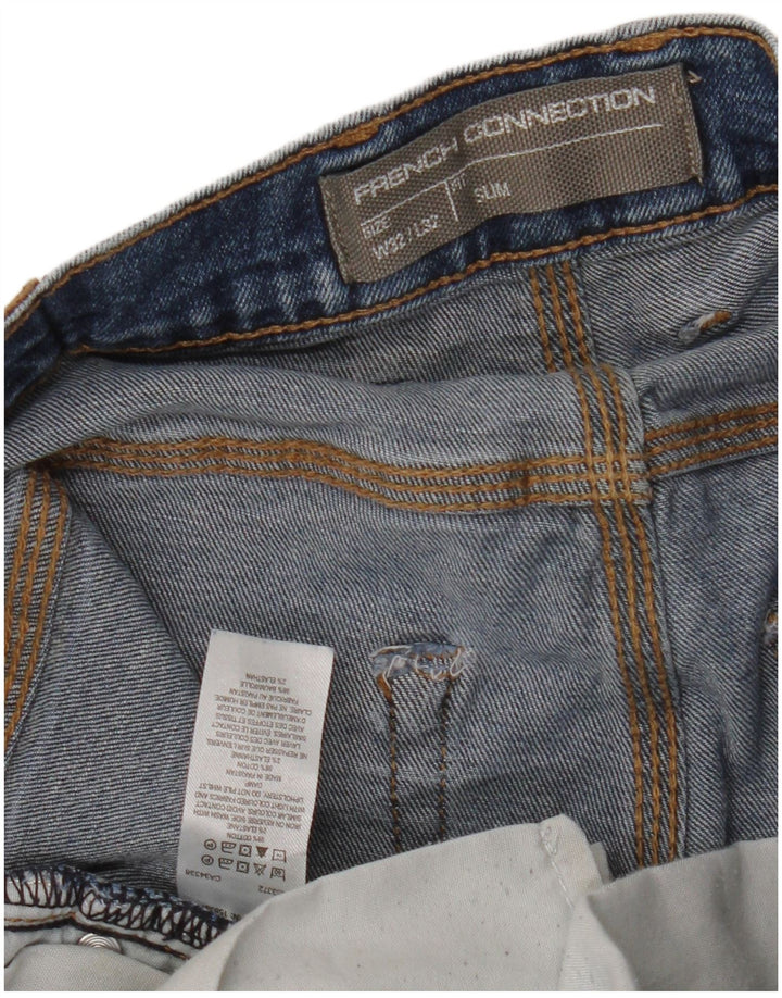 FRENCH CONNECTION Jeans slim da donna W32 L32 cotone blu