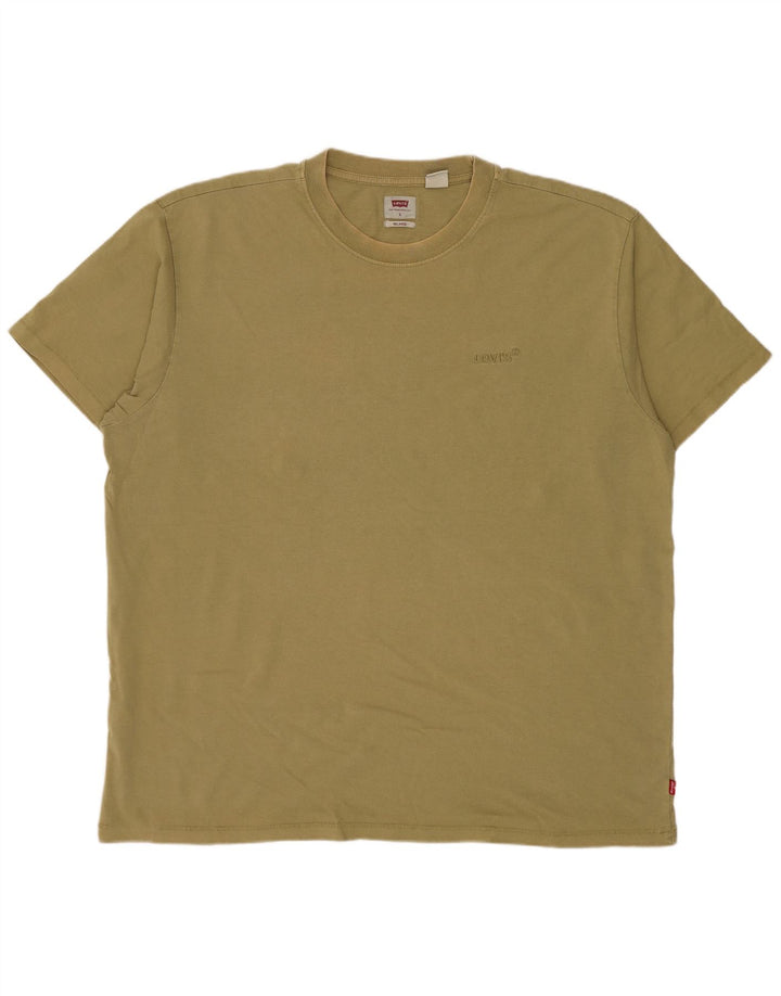 T-shirt Levi's da uomo dalla vestibilità comoda, taglia grande, color kaki
