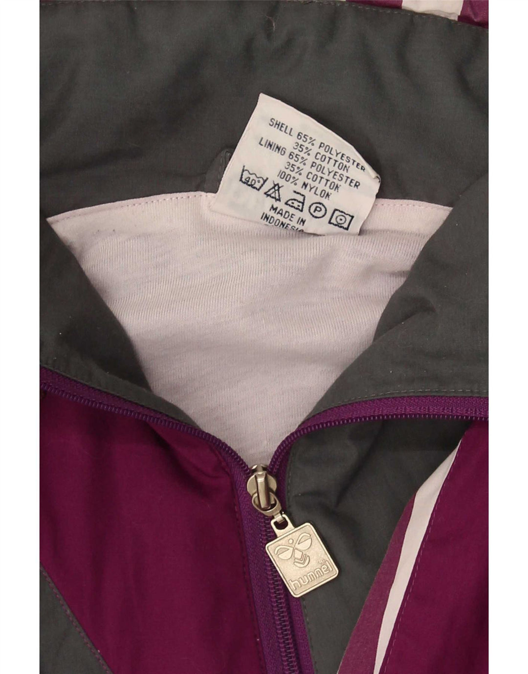Hummel Giacca da uomo con grafica pullover grafica 2XL Purple Colourblock