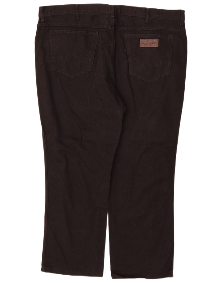 Jeans dritti da uomo Wrangler Texas W46 L30 cotone nero