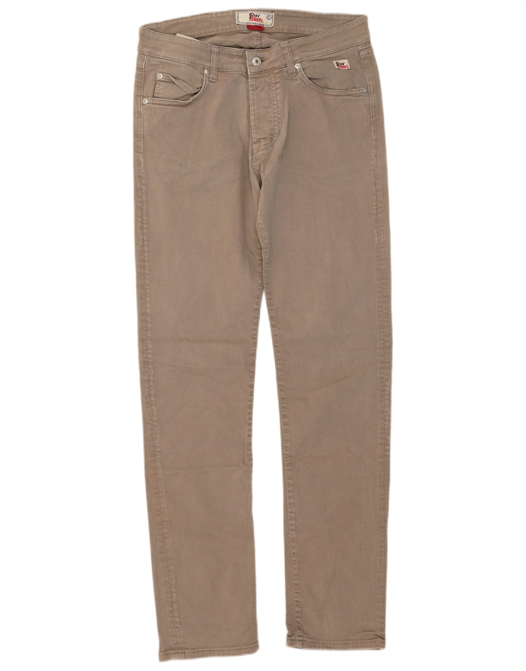 Jeans slim da donna Roy Rogers W34 L33 cotone beige