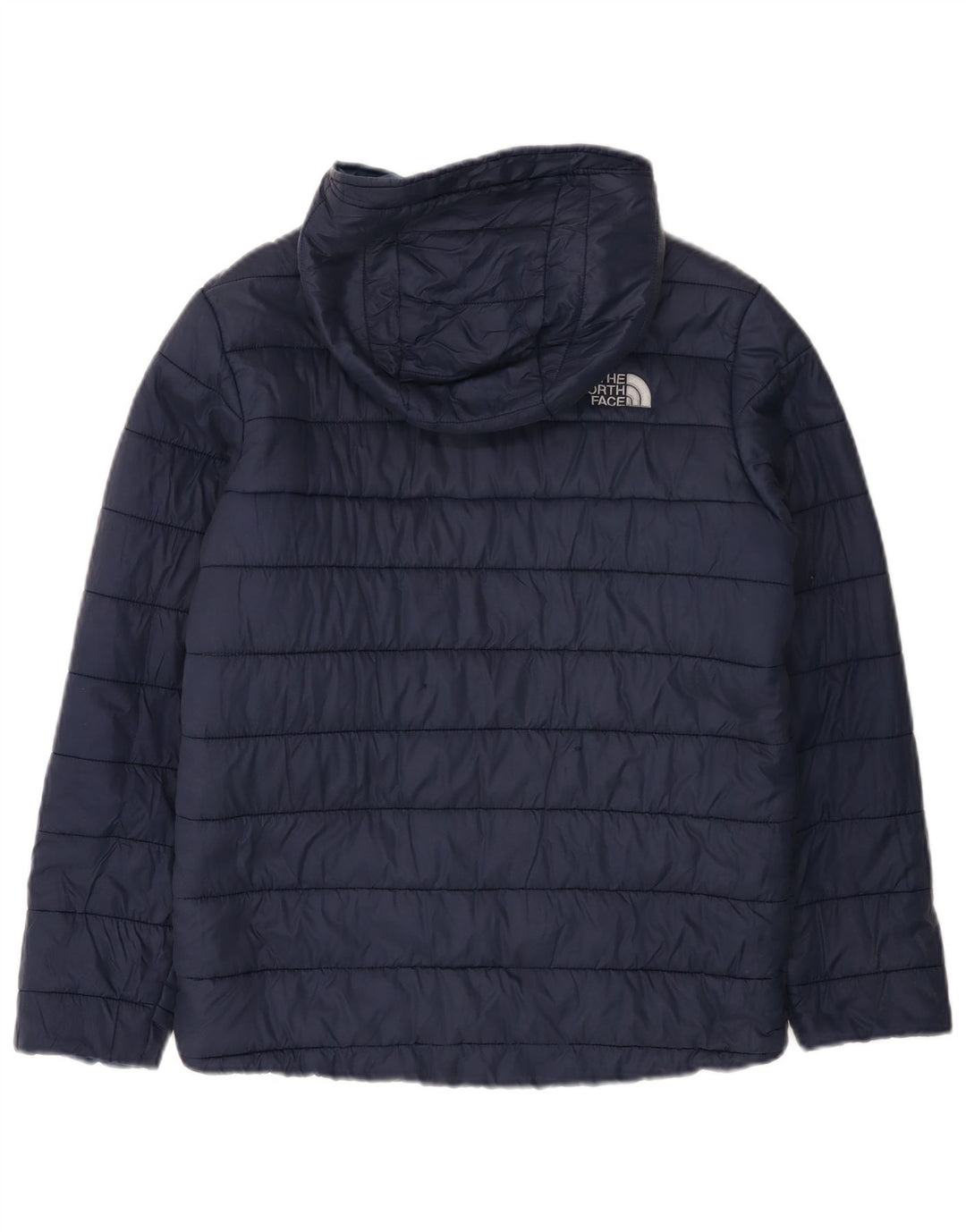 Giacca imbottita con cappuccio THE NORTH FACE per ragazzi 11-12 anni grande blu navy