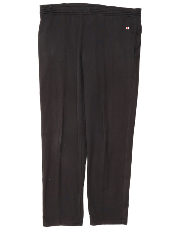 Pantaloni da tuta da uomo Champion grandi in poliestere nero