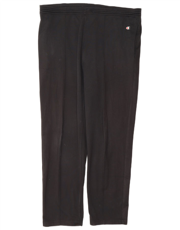 Pantaloni da tuta da uomo Champion grandi in poliestere nero