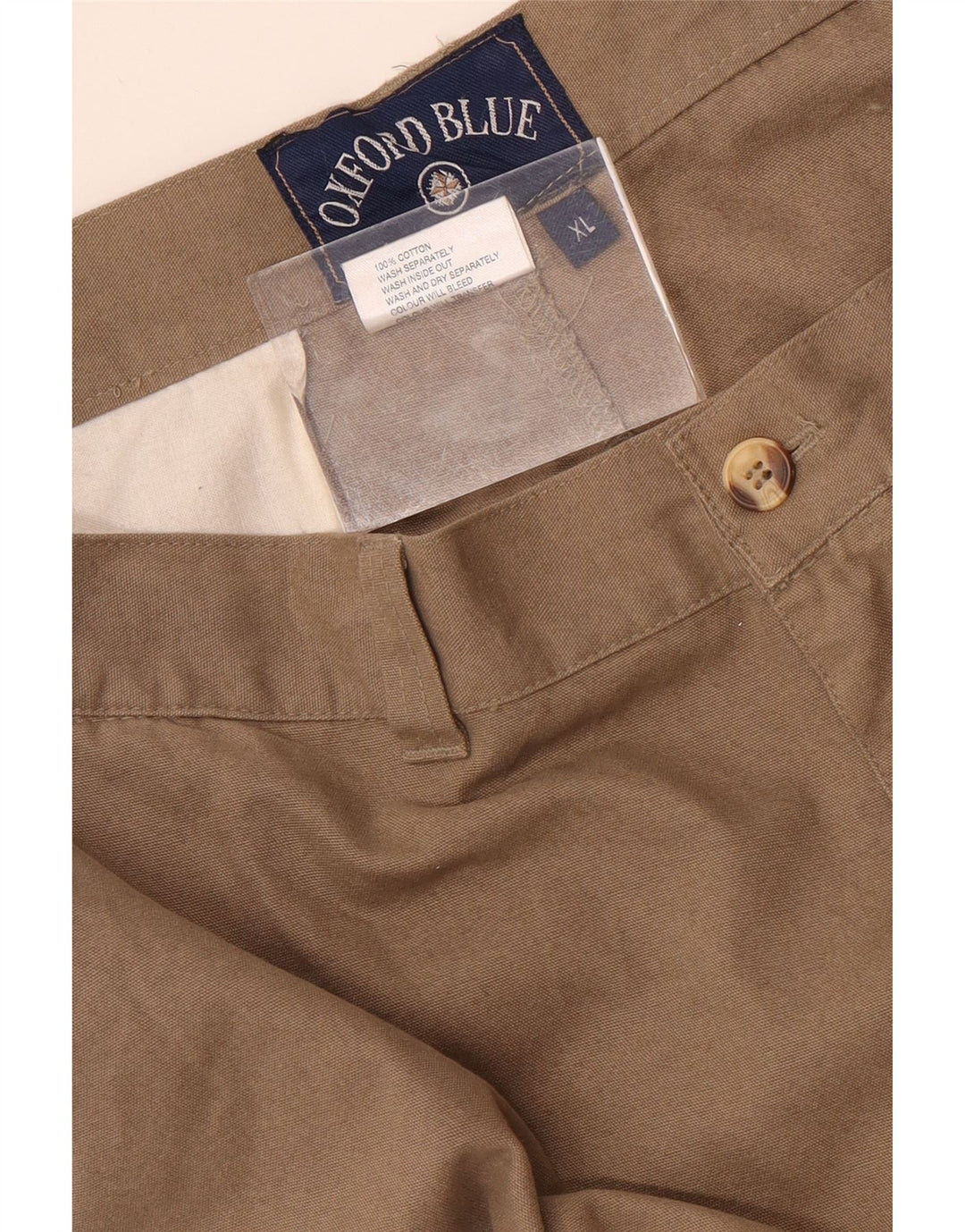 Pantaloncini cargo da uomo OXFORD BLUE XL W38 in cotone beige