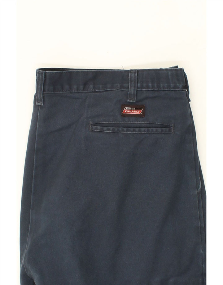 DICKIES Mens Pegged Cargo Trousers W42 L30  Navy Blue Polyester Vintage Dickies and Second-Hand Dickies from Messina Hembry 