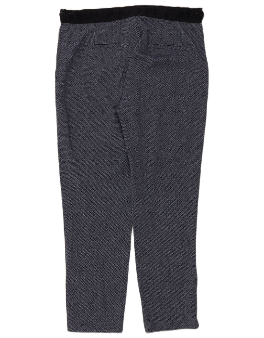 Pantaloni da abito slim da donna Marks & Spencer XL W32 L28 poliestere blu