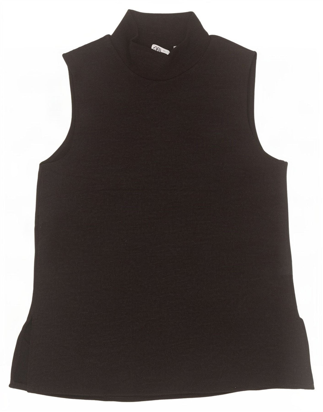 Canotta da donna Zara UK 10 piccola in poliestere nero