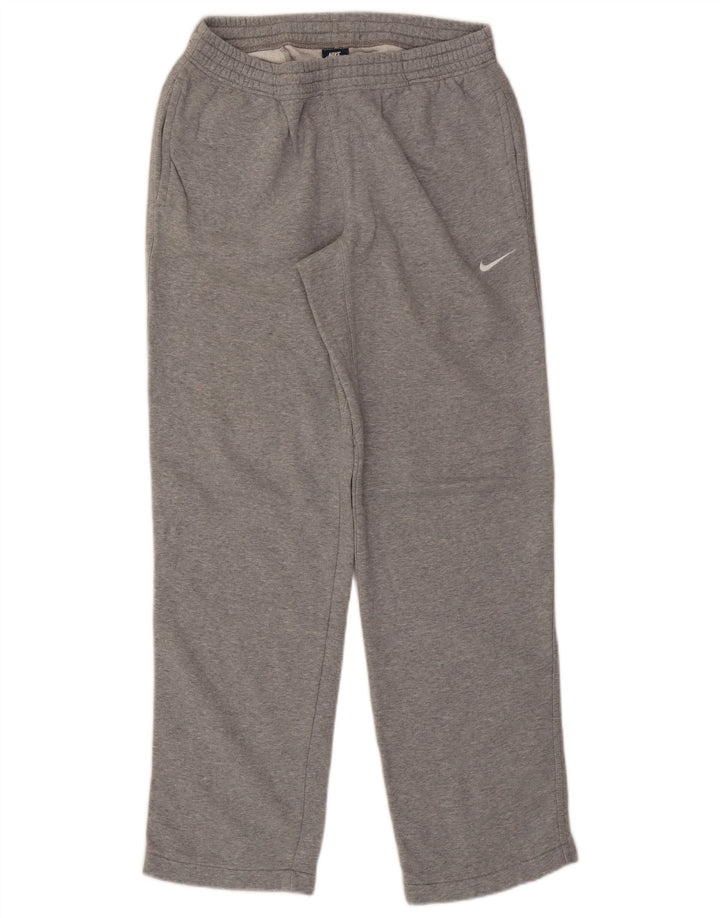 Pantaloni della tuta da uomo Nike in cotone grigio medio