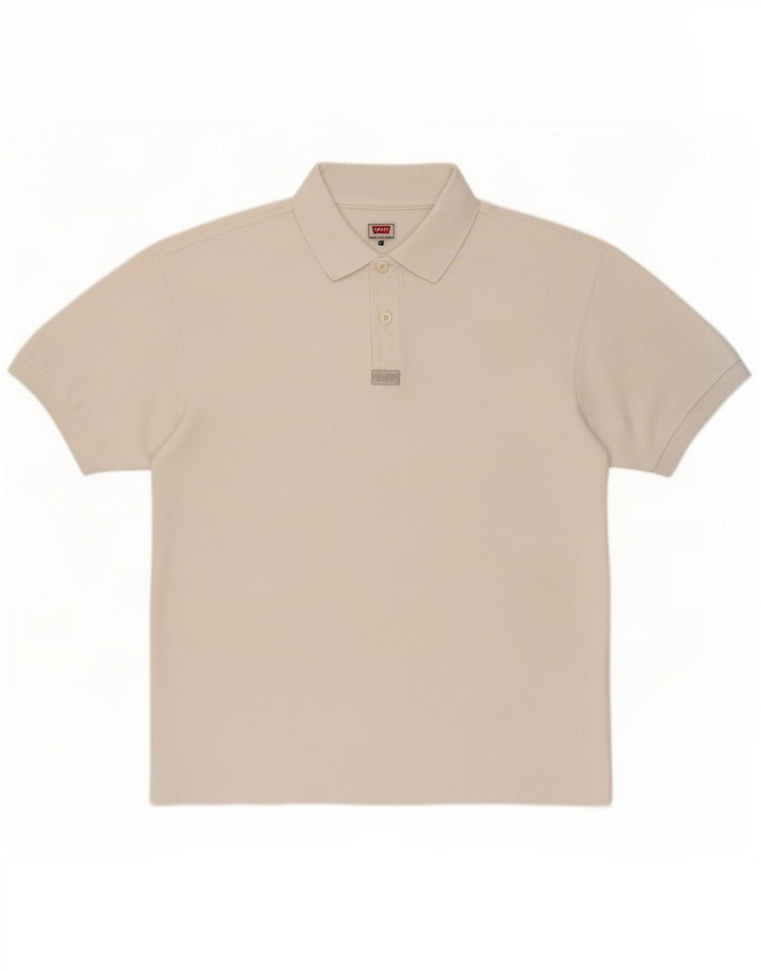 Levi's Polo da uomo grande in cotone bianco