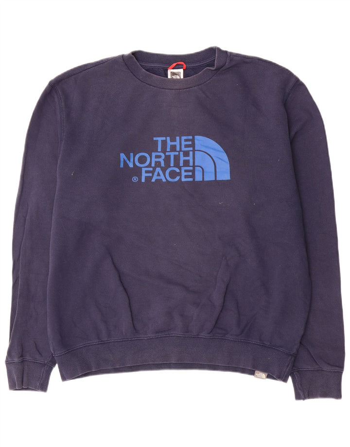 Felpa da uomo The North Face con vestibilità regolare grafica Maglione grande blu navy