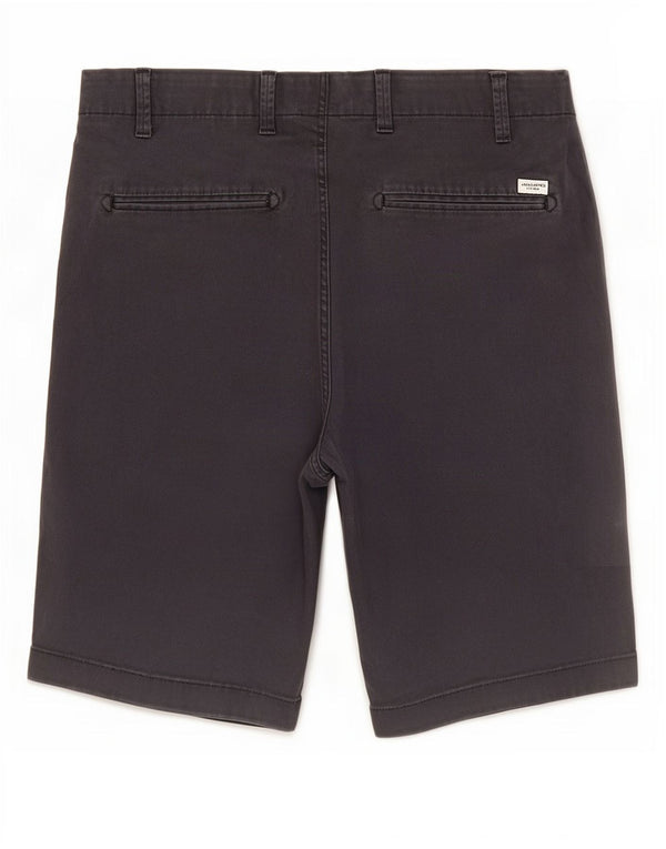 Jack & Jones Mens Chino Shorts Medium W32 Navy Blue Cotton