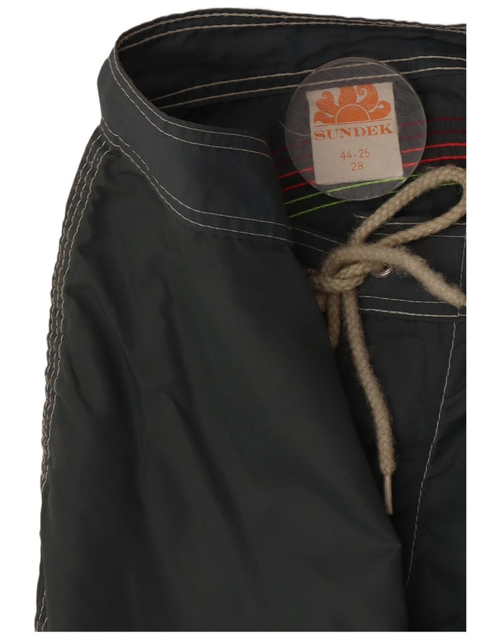 Pantaloncini da bagno da uomo Sundek piccoli grigi