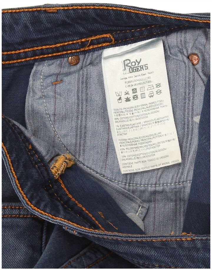 Jeans slim da donna Roy Rogers W30 L28 cotone blu