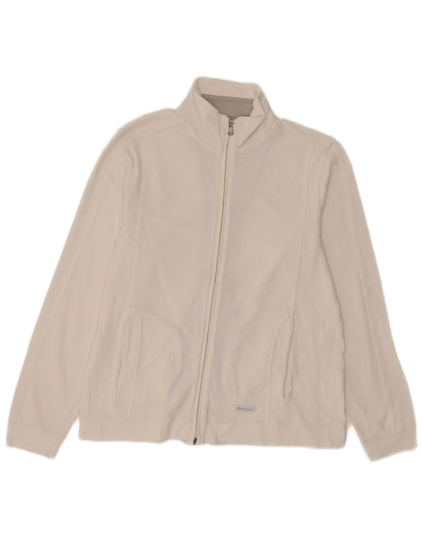 Giacca da tuta da donna Champion UK 14 cotone bianco medio