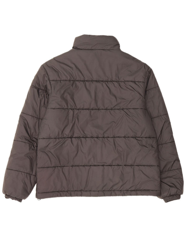 Adidas Mens Loose Fit Padded Jacket UK 36 Small Black Polyester
