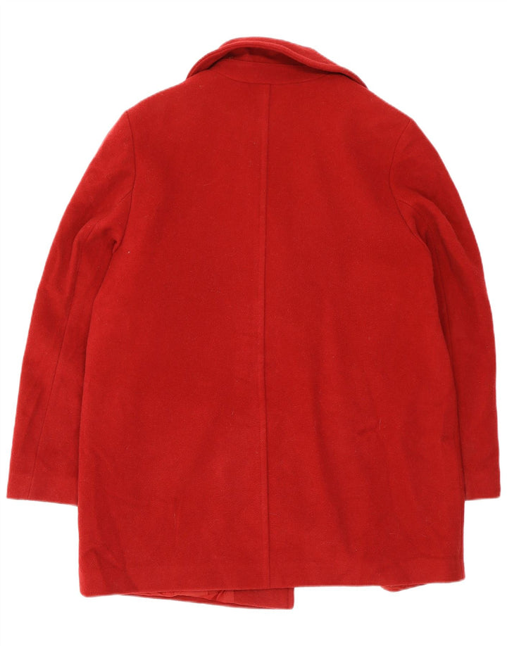Soprabito da donna Marks & Spencer UK 16 grande lana rossa