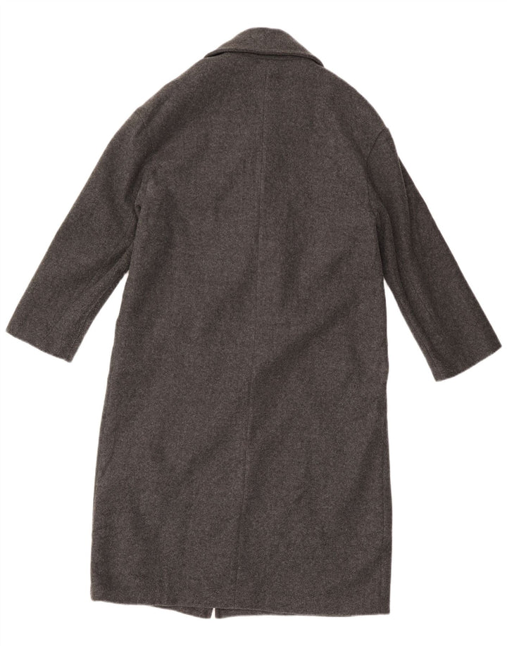 Cappotto doppiopetto oversize da donna ZARA UK 6 XS poliestere grigio