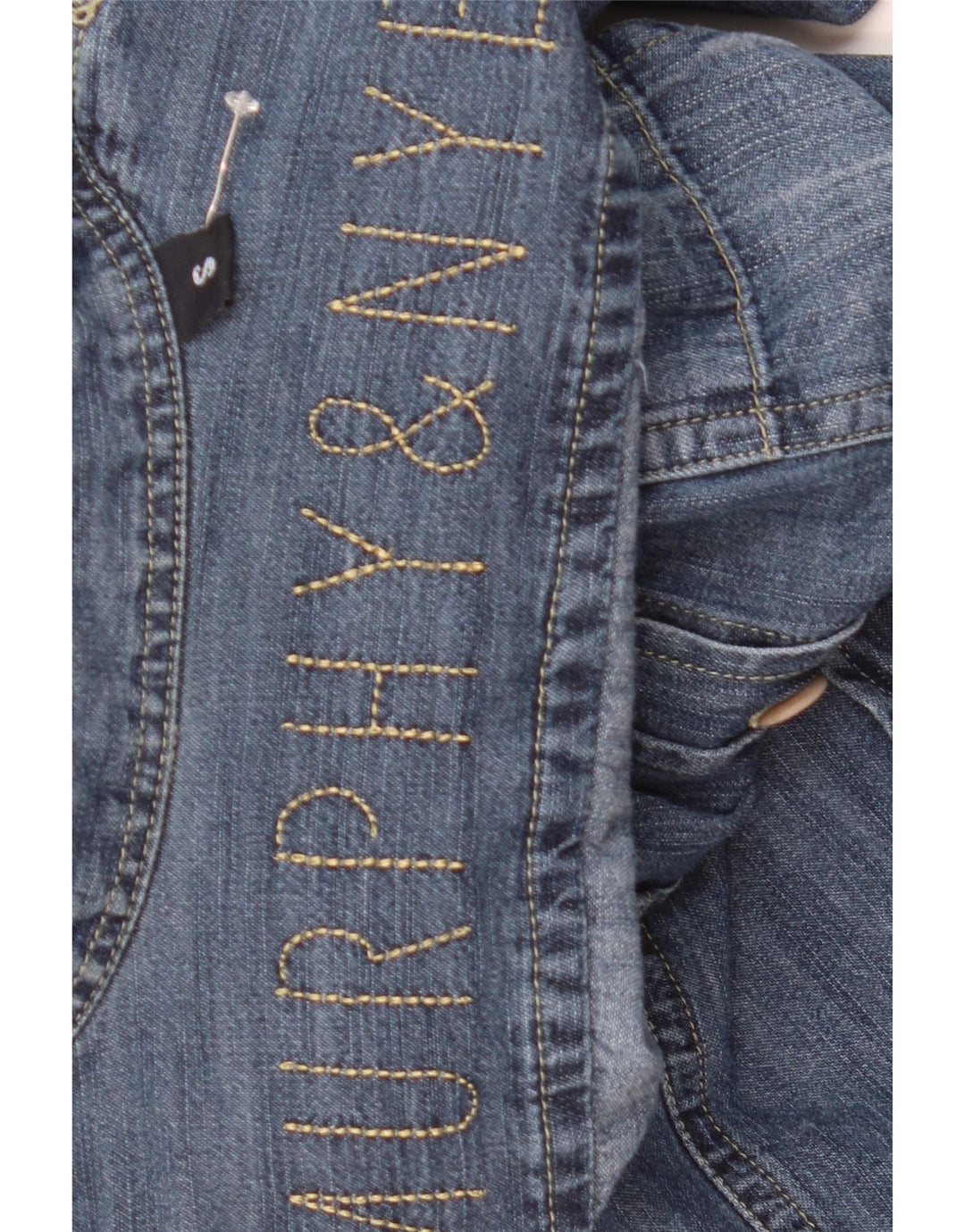 Camicia di jeans da donna Murphy & Nye UK 10 Small Blue Colourblock