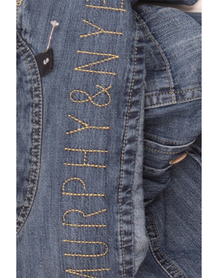 Camicia di jeans da donna Murphy & Nye UK 10 Small Blue Colourblock