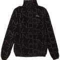 Maglione in pile da uomo con collo con zip grafico O'Neill grande poliestere nero