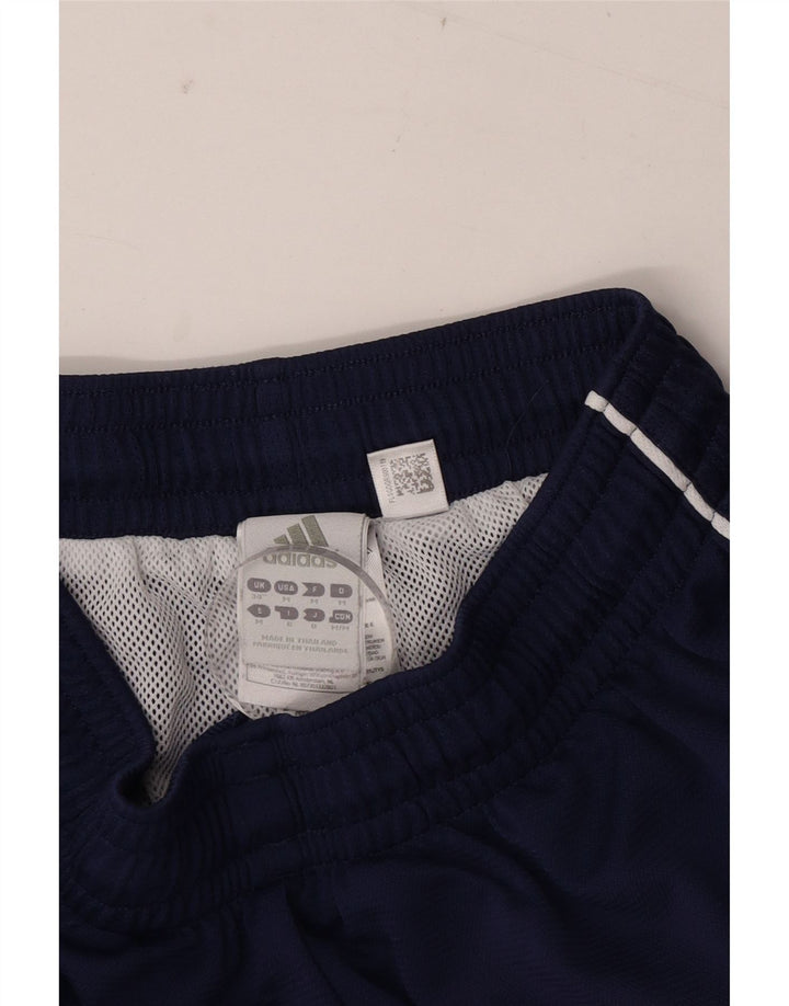 Pantaloncini sportivi Adidas Climacool da uomo grandi in poliestere color block blu navy