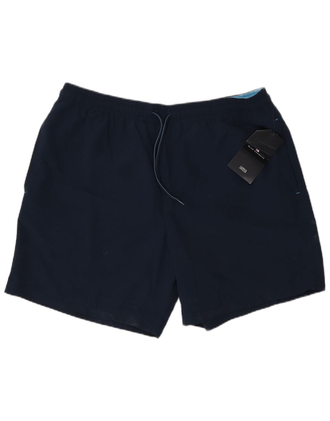 Pantaloncini da bagno Marks & Spencer da uomo Blue Harbour grandi blu navy