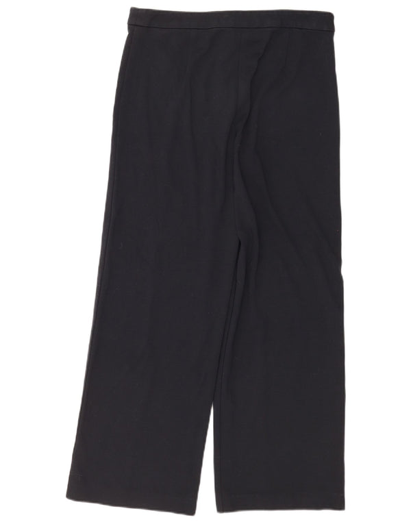 Pantaloni casual da donna Marks & Spencer UK 10 piccoli W28 L27 blu navy