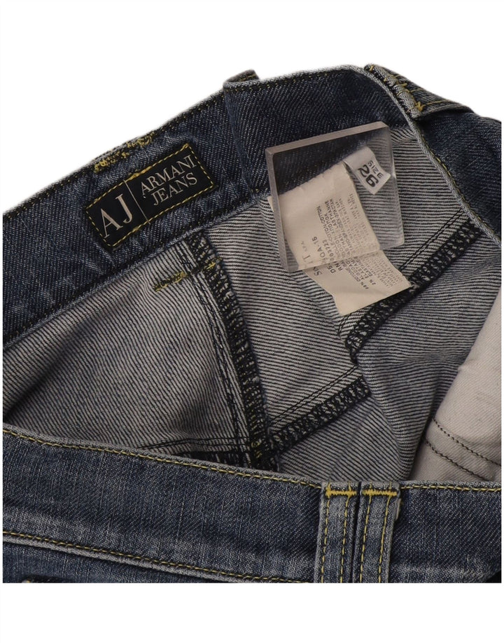 Jeans slim da donna Armani W26 L29 cotone blu