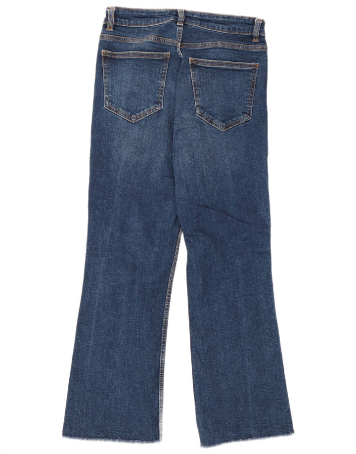 Jeans corti da donna Zara EU 38 piccoli W28 L26 cotone blu